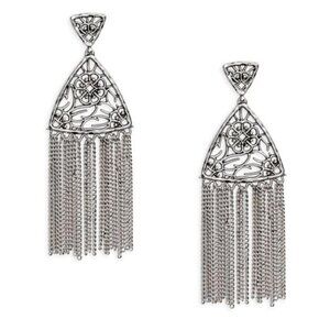 KENDRA SCOTT  - Ana Rhodium Plated Drop Earrings